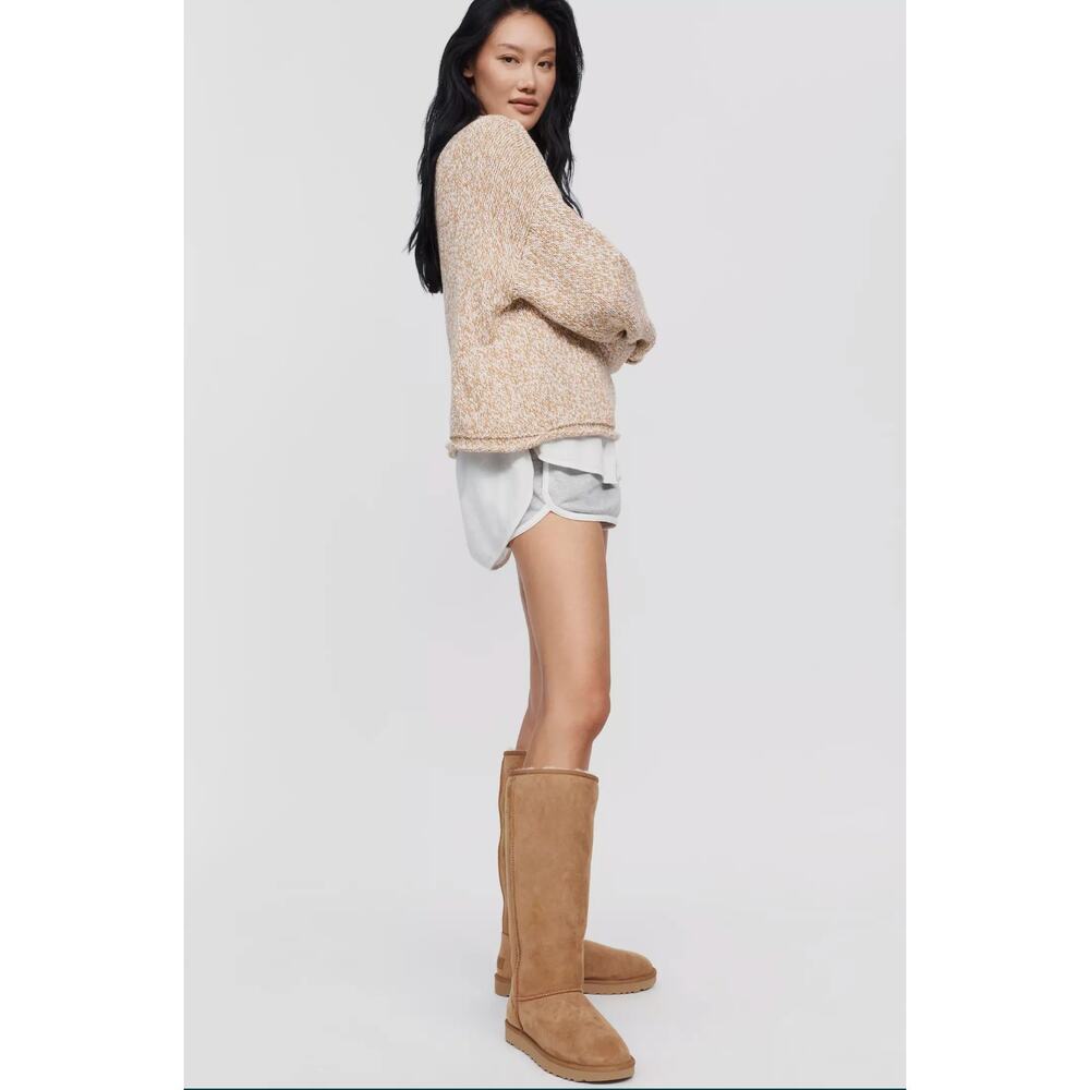 UGGxAnthropologie 9 Classic Ultra Tall Boots $295 Knee High Shearling Chestnut - Picture 14 of 14